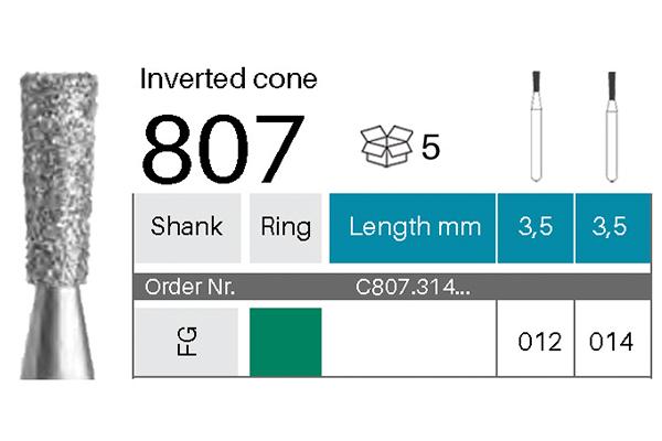 فرز الماسی مخروطی معکوس توربین 807