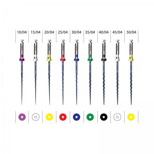 فایل روتاری تیپر ثابت 4 درصد EndoArt Smart Blue