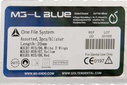 M3 L Blue (Assorted 2017) 25mm
