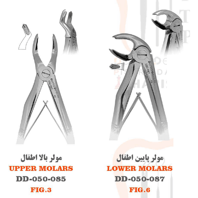 فورسپس فنردار اطفال