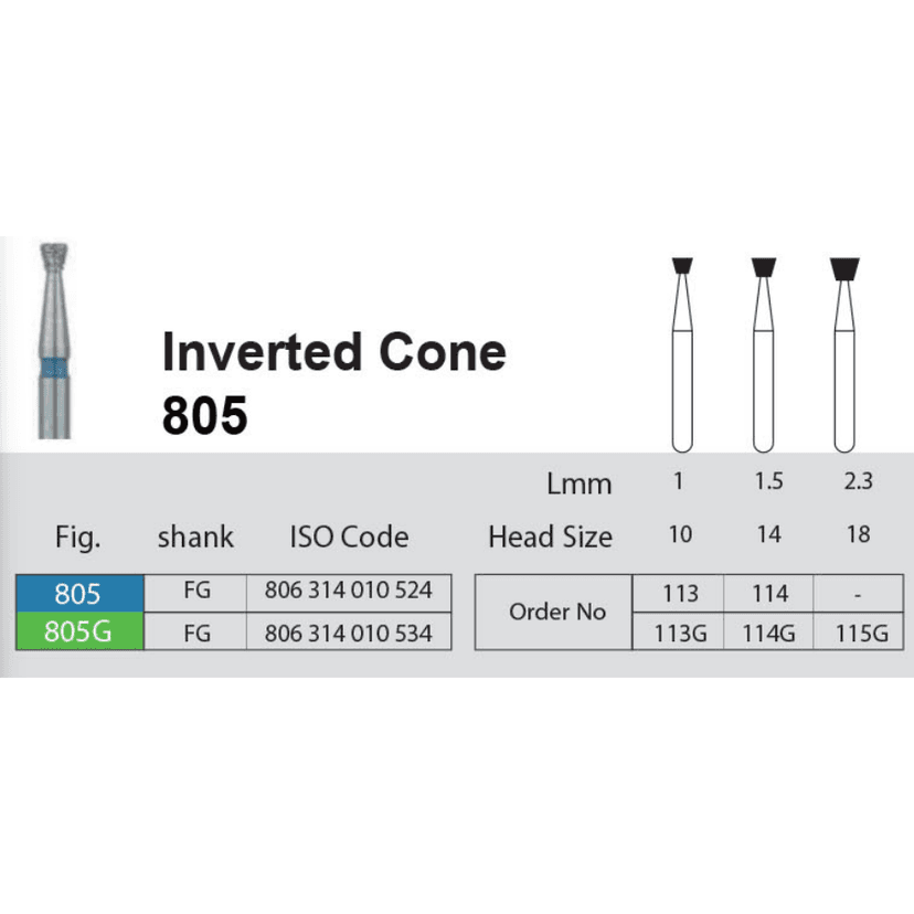 فرز الماسی Inverted Cone 805