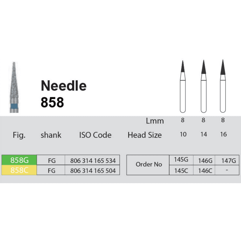 فرز الماسی Needle 858