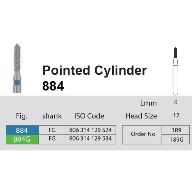 فرز الماسی Pointed Cylinder 884