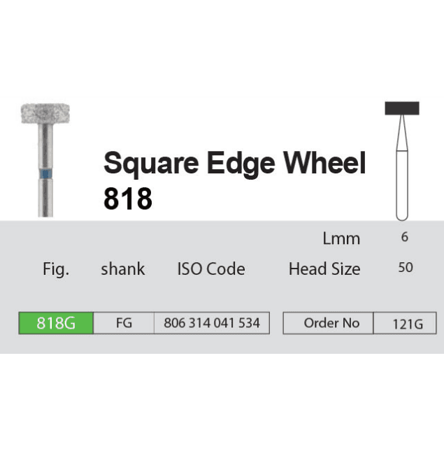 فرز الماسی Square Edge Wheel 818