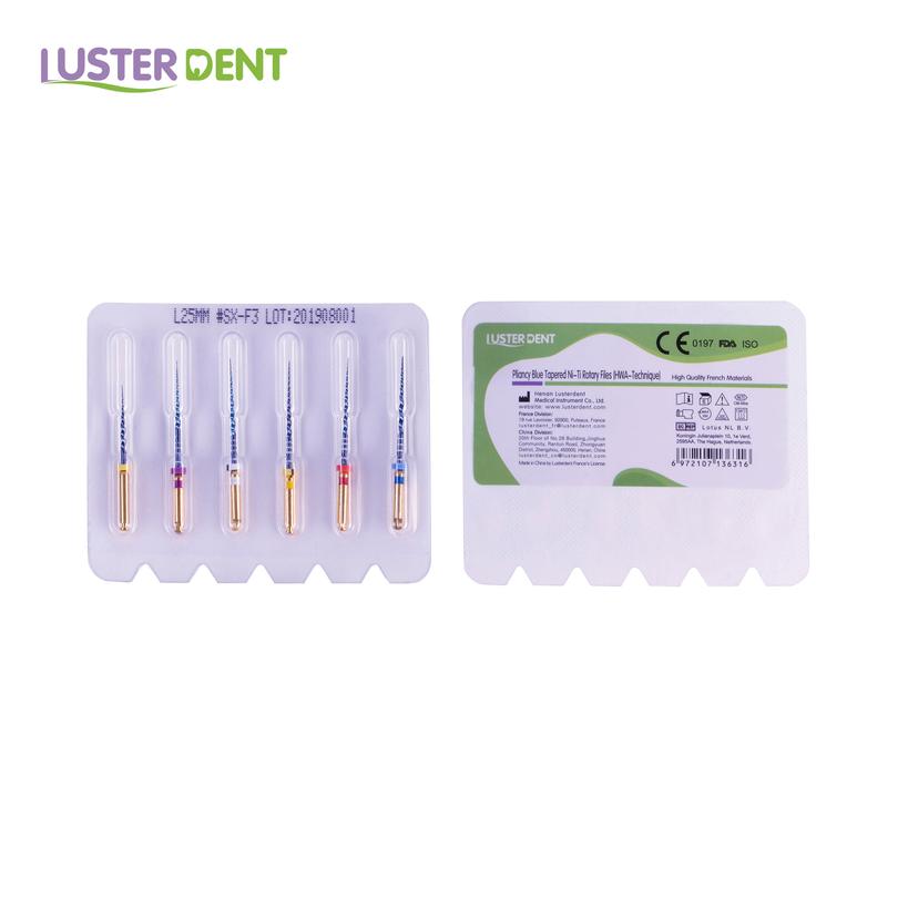 فایل روتاری Pliancy Blue Tapered Ni-Ti CM-Wire