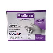 دستکش جراحی کم پودر medispo