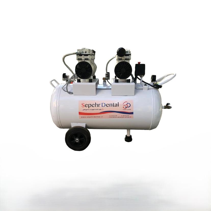 کمپرسور چهار یونیت 100 لیتری سپهر دنتال