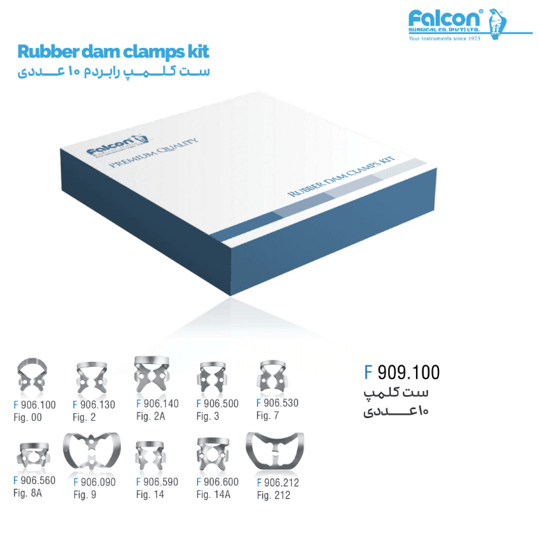 ست کلمپ رابردم ۱۰ عددی