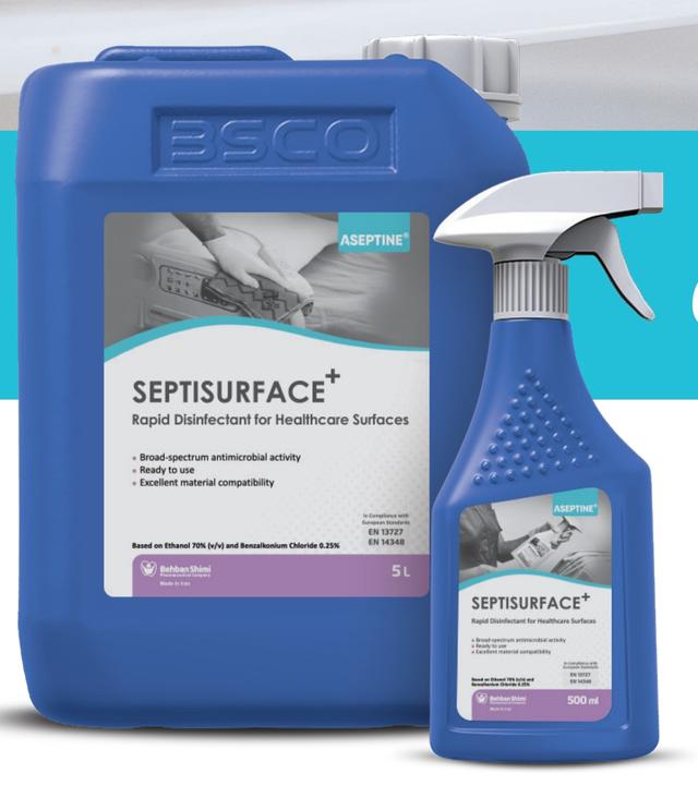 محلول ضدعفونی کننده سطوح سپتی سرفیس پلاس