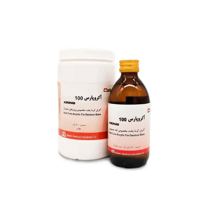 مایع آکریل دنچر پختنی آکروپارس 100