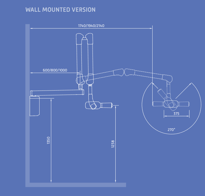 رادیوگرافی دیواری ترایدنت مدل RIX70 DC/WM