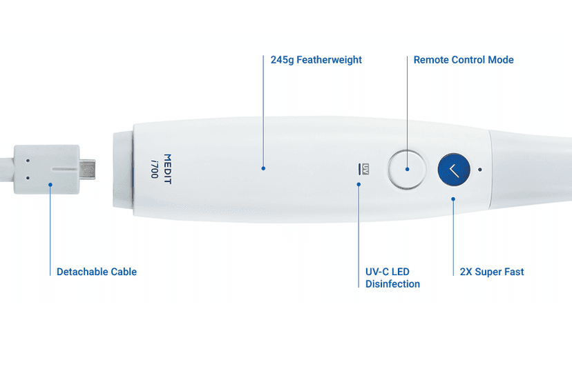 اسکنر داخل دهانی Medit مدل i700