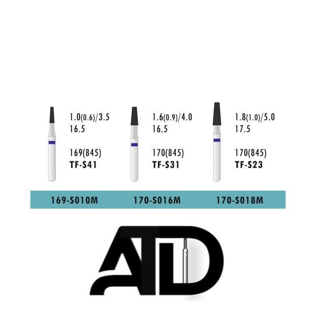 فرز کوتاه Flat end cone دور آبی