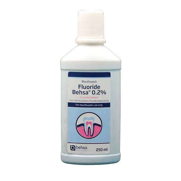 دهان شویه ی فلوراید 0.2 درصد بهسا